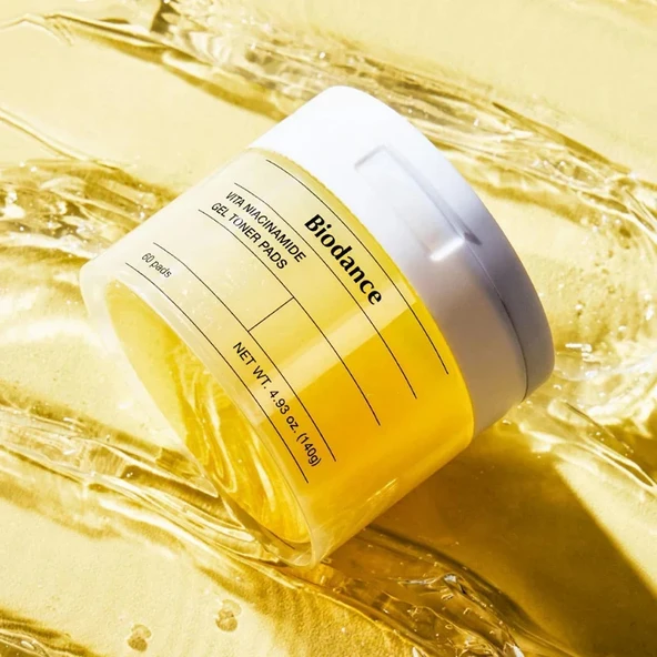 Biodance - Vita Niacinamide Gel Toner Pads(cilt tonu eşitleyici toner pad) - Resim 3