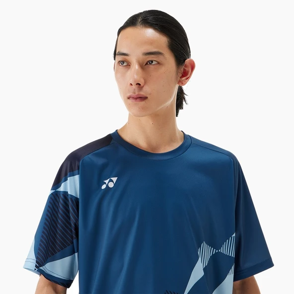 Yonex YY25 16744 Erkek Spor Tişört Lacivert - Resim 6