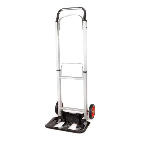 Balatlı Katlanabilir Teleskopik Taşıma Arabası 90 Kg. Kapasiteli AT90A - Resim 4