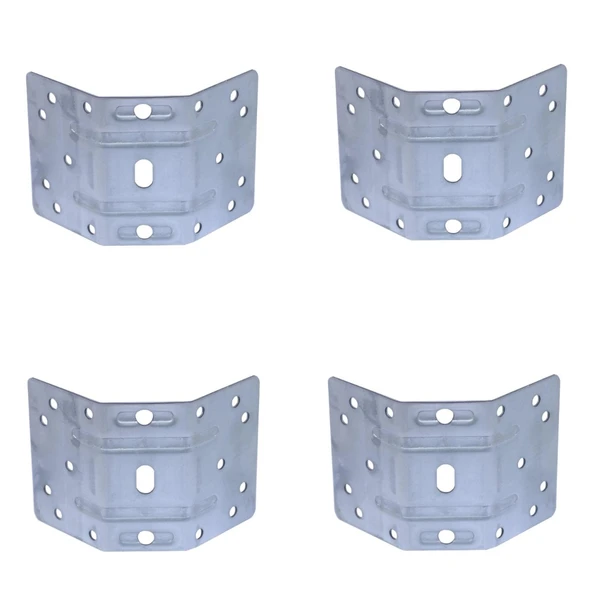 Masa Mobilya Ayak Köşe Bağlantı Birleştirme Sacı Demiri 135° (4 ADET) ürün görseli