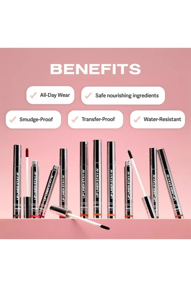 Sacheu Lip Liner Stay-n Soyulabilir Uzun Süre Kalıcı Dudak Çizgisi Belirginleştirici 09 Plumped 3.5ML - 7