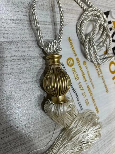 NİVEMESHOME VİZON SİMLİ SAÇAKLI TAVAN TOPLAMA BRAÇOL - 5