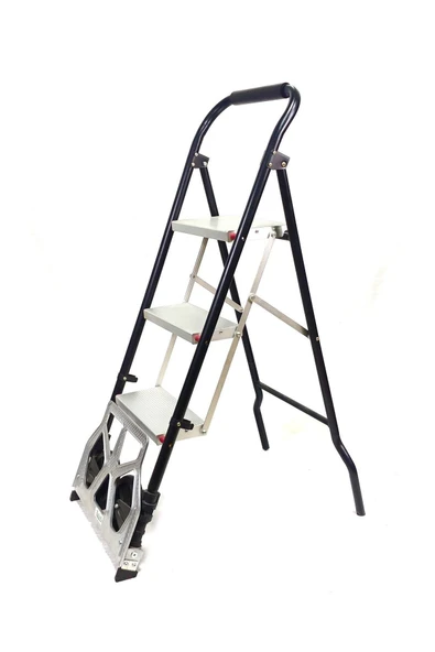 Balatlı Merdivenli Katlanabilir Taşıma Arabası 80 Kg. Kapasiteli TL80A - Resim 3