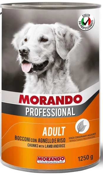 Morando Pro Kuzulu ve Pirinçli Köpek Konservesi 405 gr - 1