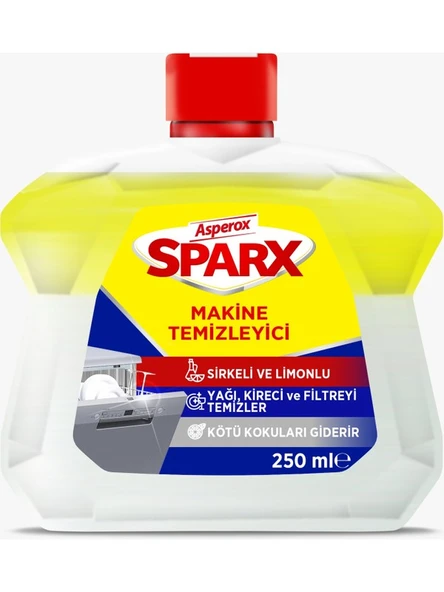 Sparx Bulaşık Makinesi Temizleyicisi Sirkeli ve Limonlu 250 ml ürün görseli 1