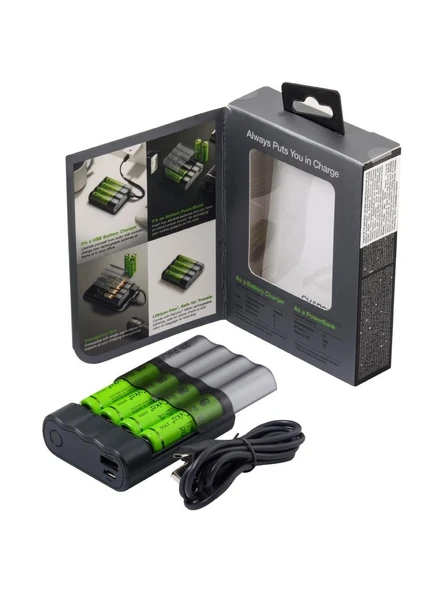 GP SARJ CIHAZI ANYWAY 2EAB4 4x2700mAH AA PIL 41127 - 1