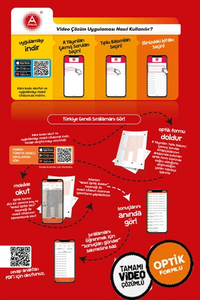 Son 8 yıl AYT Çıkmış Sorular-Tıpkı Basım-Bire Bir ÖSYM-Tamamı Video Çözümlü - Resim 3