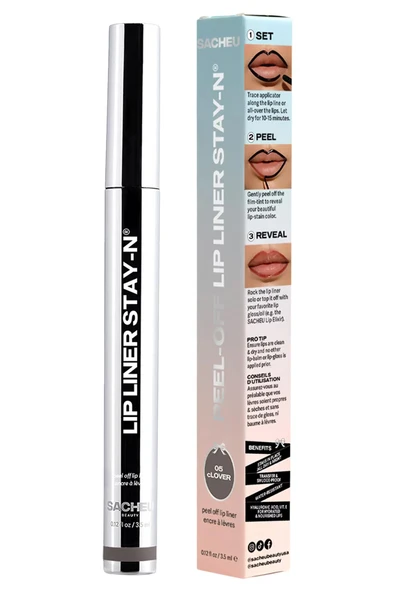 Sacheu Lip Liner Stay-n Soyulabilir Uzun Süre Kalıcı Dudak Çizgisi Belirginleştirici 05 Clover 3.5ML - 3