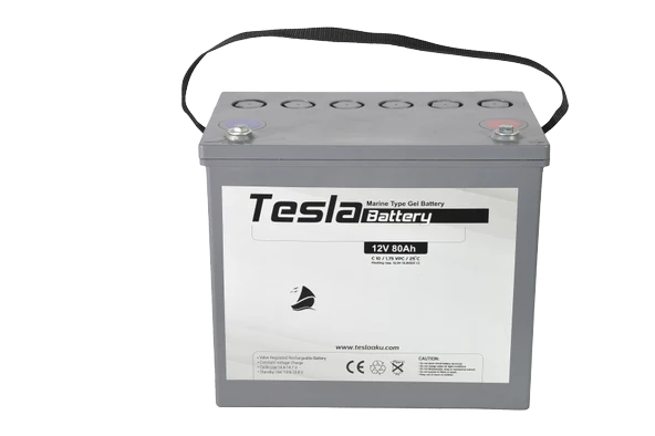 TESLA 12V 80AH MARİN JEL AKÜ (YENİ ÜRETİM) - 2