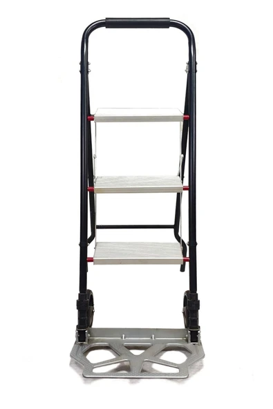 Balatlı Merdivenli Katlanabilir Taşıma Arabası 80 Kg. Kapasiteli TL80A - Resim 2