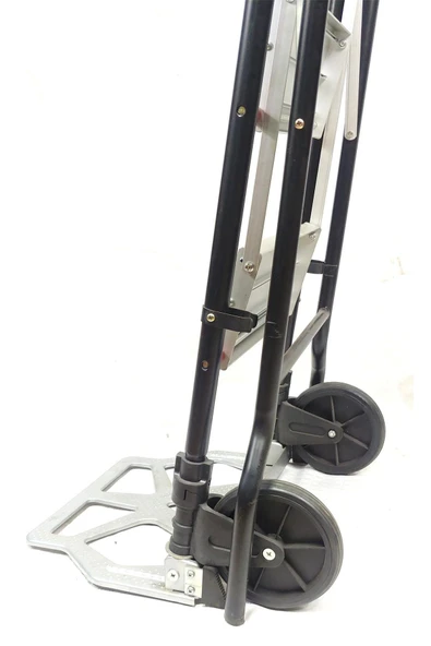Balatlı Merdivenli Katlanabilir Taşıma Arabası 80 Kg. Kapasiteli TL80A - Resim 4