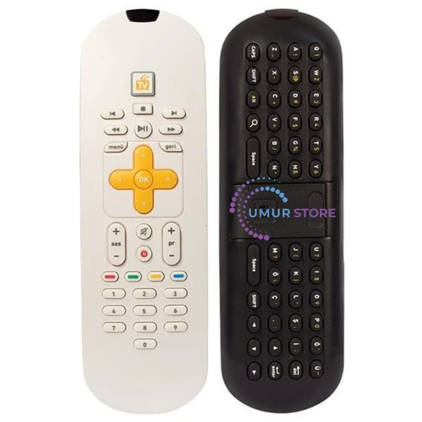 Turkcell TV + Plus Klavyeli Uydu Kumandası ürün görseli
