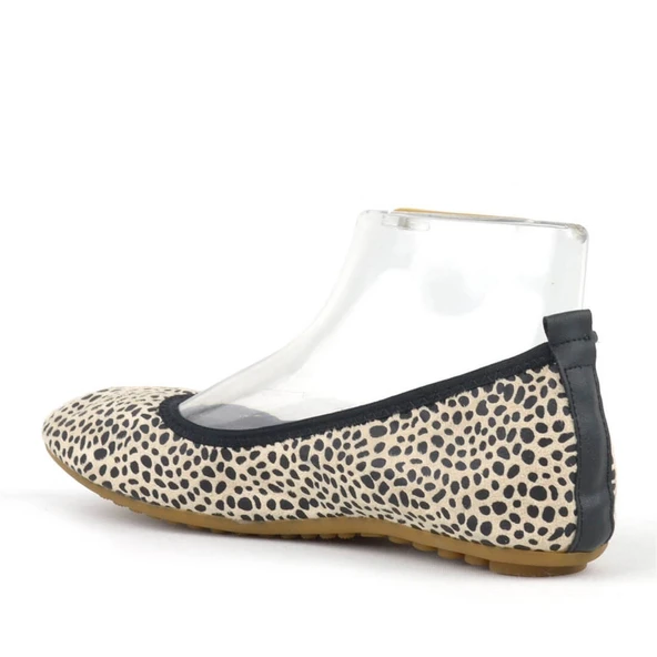 Siyah Bej Katlanabilir Kadın Babet - Resim 3