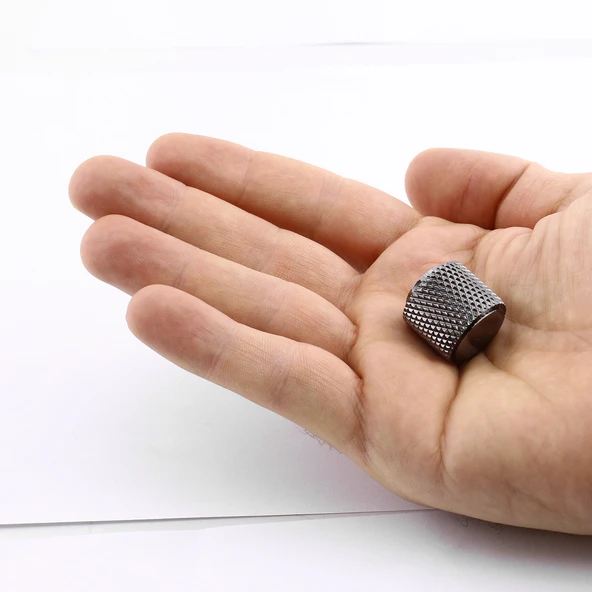 Tek Vidalı Çizgili Lüks Füme Renk Düğme Metal Kulp Çekmece Mobilya Mutfak Dolabı Dolap Kulbu Kulplar - Resim 4