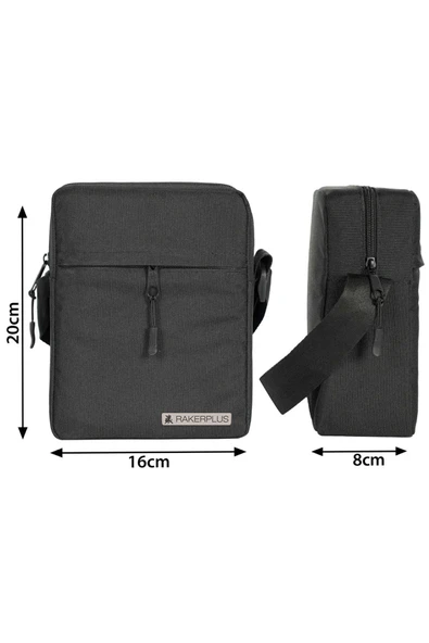 Rakerplus Siyah 20x16x8 cm Unisex Omuz Çantası - Resim 9