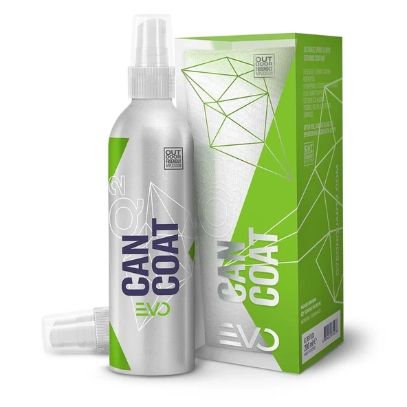 GYEON Q² CanCoat EVO Hidrofobik Nano Seramik Kaplama Seti - 200 ml - 9H Oto Boya Koruma-Su İtici - 1
