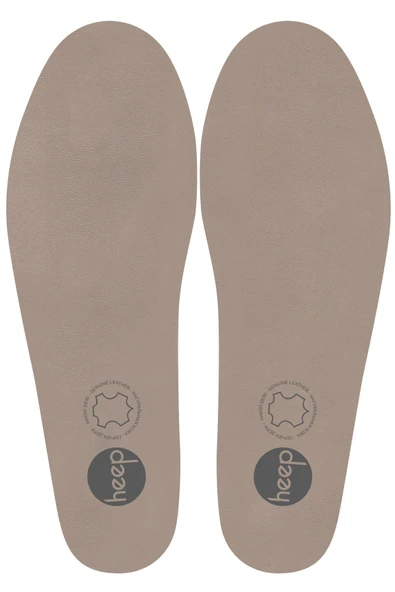 Heep Hakiki Deri Ve Anatomik Bej 33-43 Numara Ayakkabı İç Tabanlığı - 2