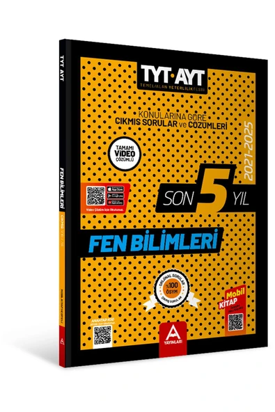 Son 5 Yıl AYT-TYT Fen Bilimleri Çıkmış Sorular 2021-2025 ürün görseli 1