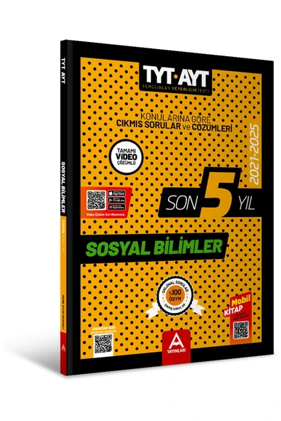 Son 5 Yıl AYT-TYT Sosyal Bilimler Çıkmış Sorular 2021-2025 - Resim 3