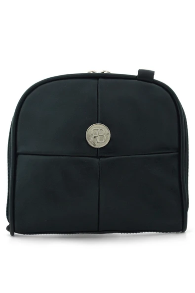 Siyah Kesim Detaylı Çift Ebat Portatif Alışveriş Çantası ürün görseli