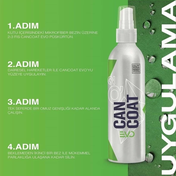 GYEON Q² CanCoat EVO Hidrofobik Nano Seramik Kaplama Seti - 200 ml - 9H Oto Boya Koruma-Su İtici - 9
