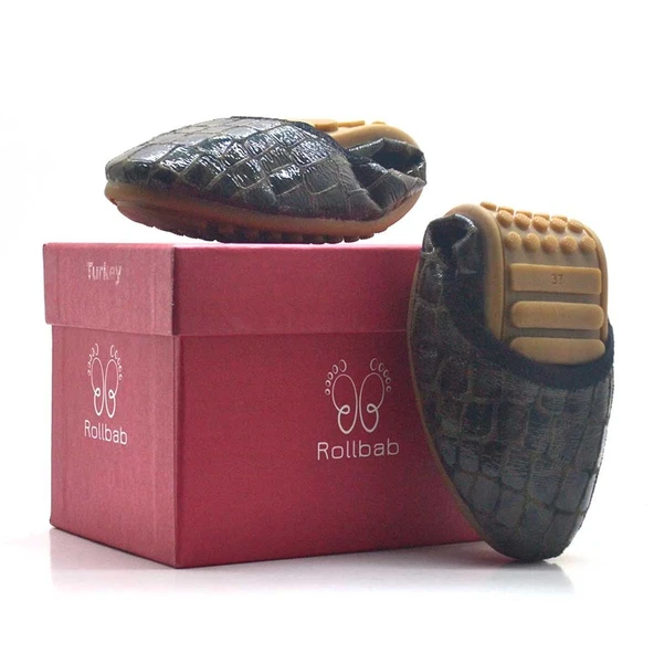 Haki Baskı Desenli Katlanabilir Kadın Babet - 5