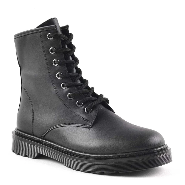 Amelia Mat Siyah Kadın Postal Bot ürün görseli