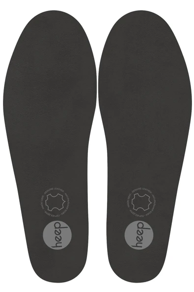 Heep Hakiki Deri Ve Anatomik Gri 33-43 Numara Ayakkabı İç Tabanlığı - 2