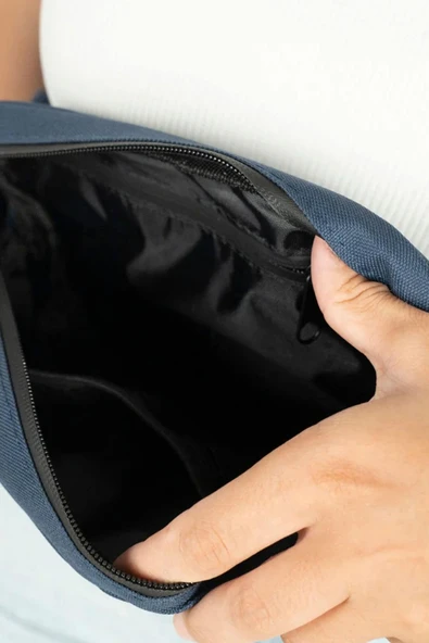 Rakerplus Lacivert Unisex Minimal 21x15x5 cm Bel ve Göğüs Çantası - Resim 6