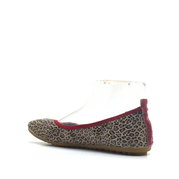 Leopar Desenli Katlanabilir Kadın Babet-Portföy Çantalı - Resim 4