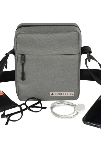 Rakerplus Gri 20x16x8 cm Unisex Omuz Çantası - Resim 6