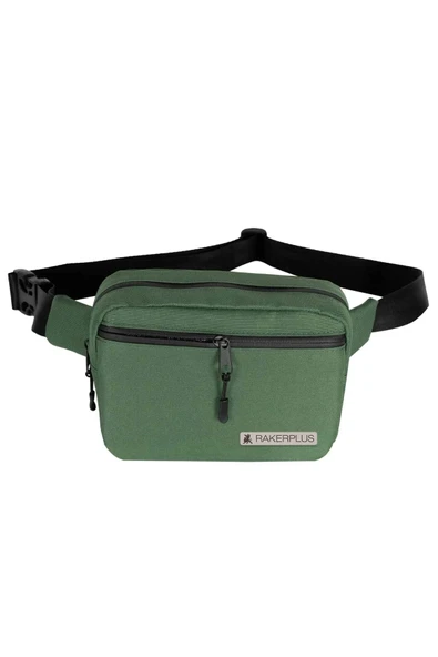 Rakerplus Yeşil Unisex Minimal 21x15x5 cm Bel ve Göğüs Çantası - Resim 10