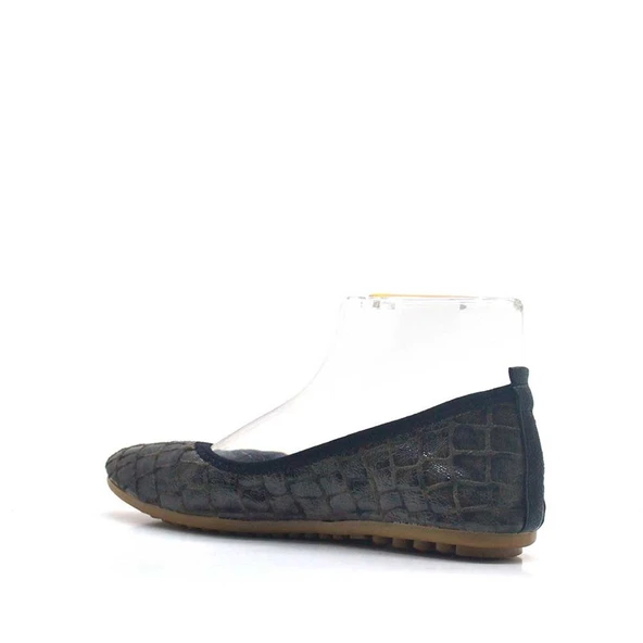 Haki Baskı Desenli Katlanabilir Kadın Babet - 4