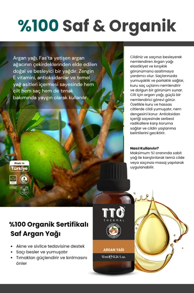 TTO THERMAL Argan Yağı 10 ml - 2