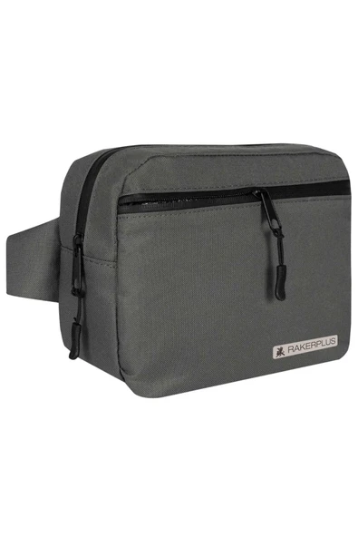 Rakerplus Gri Unisex Minimal 21x15x5 cm Bel ve Göğüs Çantası ürün görseli
