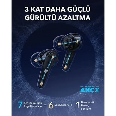 Anker SoundCore Liberty 4 Pro ANC TWS Yeşil Kulak İçi Bluetooth Kulaklık - 5