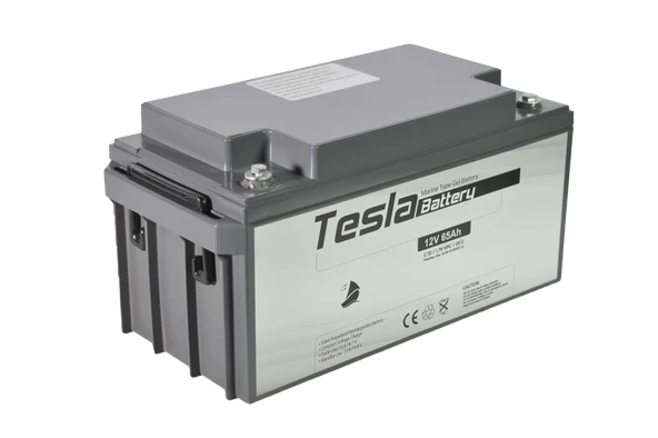 TESLA 12V 65AH MARİN JEL AKÜ (YENİ ÜRETİM) - 2