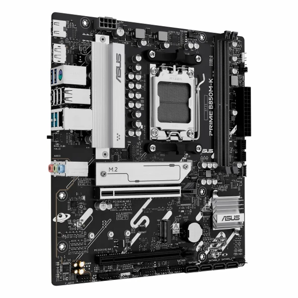Asus Prime B850M-K DDR5 (8400MHz)OC M.2 HDMI/DP PCIe 5.0 AM5 mATX Anakart - Resim 3