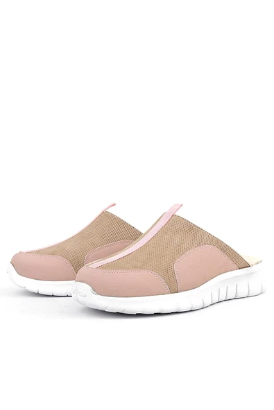 Medikal Hakiki Deri Pudra Comfort Spor Terlik - Resim 4