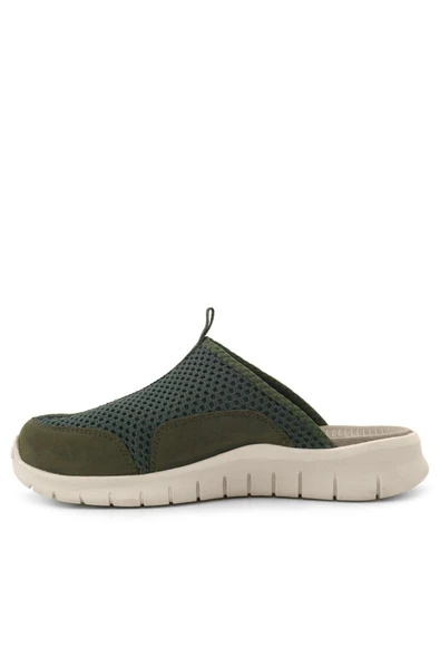 Heep Medikal Haki Yeşil Krem Tabanlı Comfort Spor Terlik - Resim 5