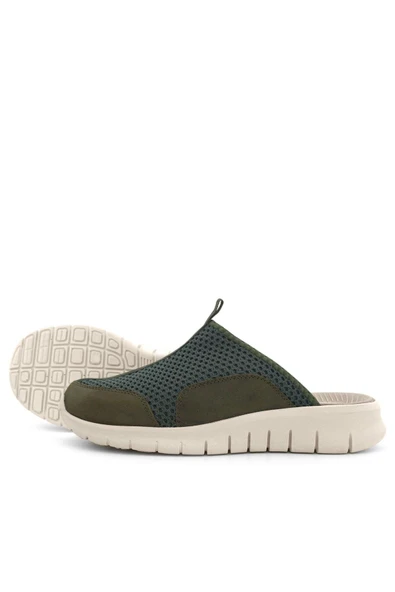 Heep Medikal Haki Yeşil Krem Tabanlı Comfort Spor Terlik - Resim 7