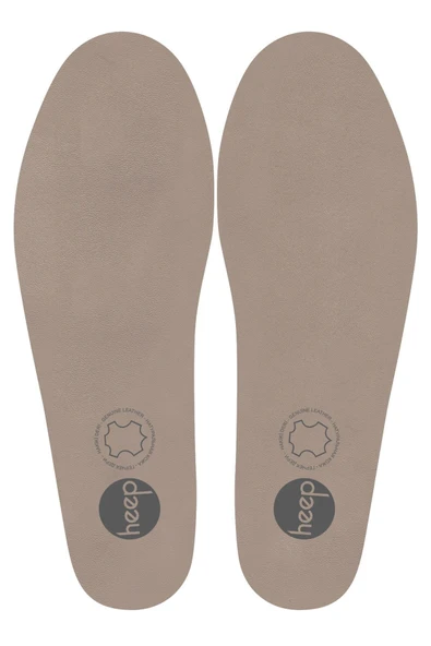 Heep Hakiki Deri Ve Anatomik Bej 35-45 Numara Ayakkabı İç Tabanlığı - 2