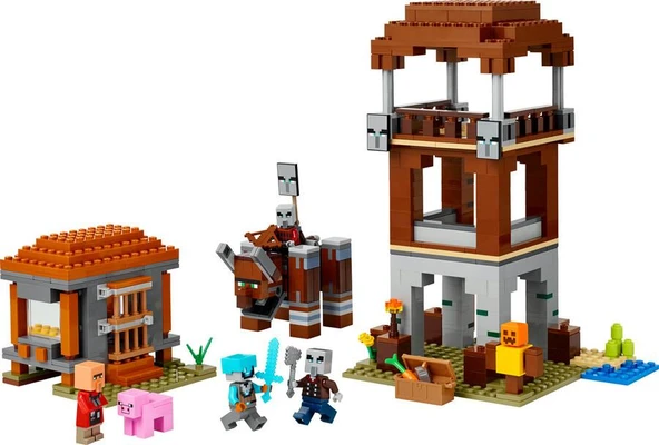 LEGO Minecraft 21278 The Pillager Outpost and Ravager - Resim 3