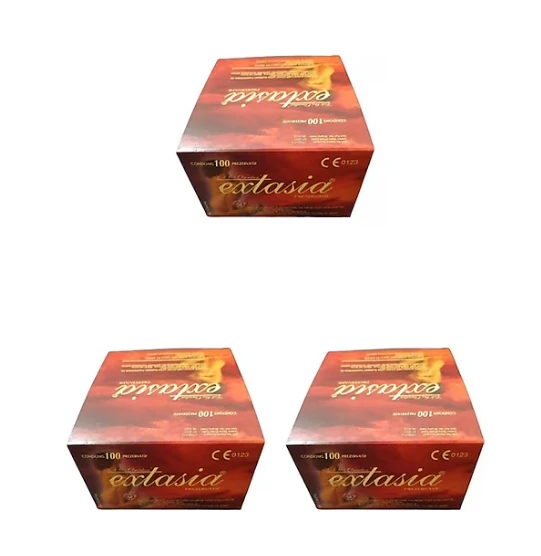 Extasia Klasik 100'lü 3 Adet kondom