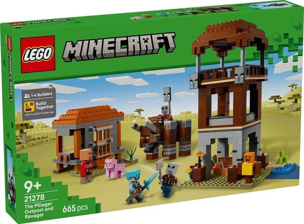 LEGO Minecraft 21278 The Pillager Outpost and Ravager ürün görseli 1