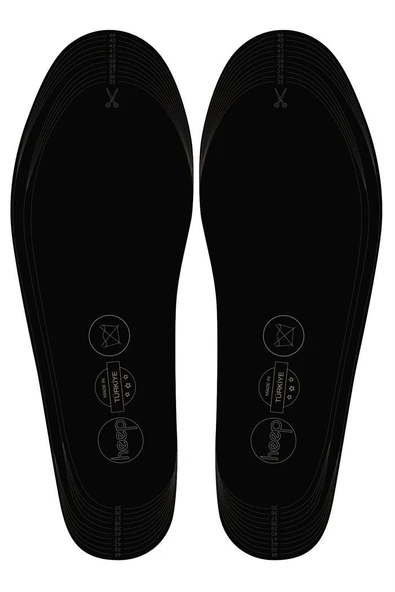 Heep Hakiki Deri Ve Anatomik Gri 35-45 Numara Ayakkabı İç Tabanlığı - 3