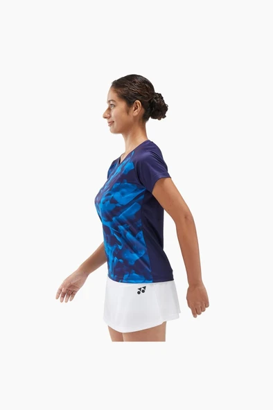 Yonex YY24 YW0033 Kadın Spor Mavi Tişört - 5