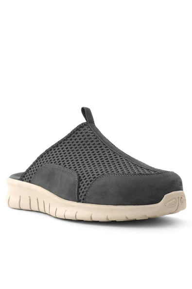 Heep Medikal Koyu Gri Krem Tabanlı Comfort Spor Terlik - Resim 2