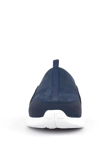 Medikal Hakiki Deri Koyu Lacivert Comfort Spor Terlik - 9