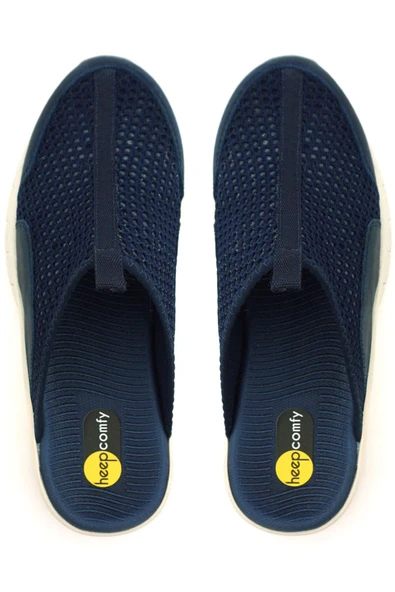 Heep Medikal Lacivert Krem Tabanlı Comfort Spor Terlik - Resim 10
